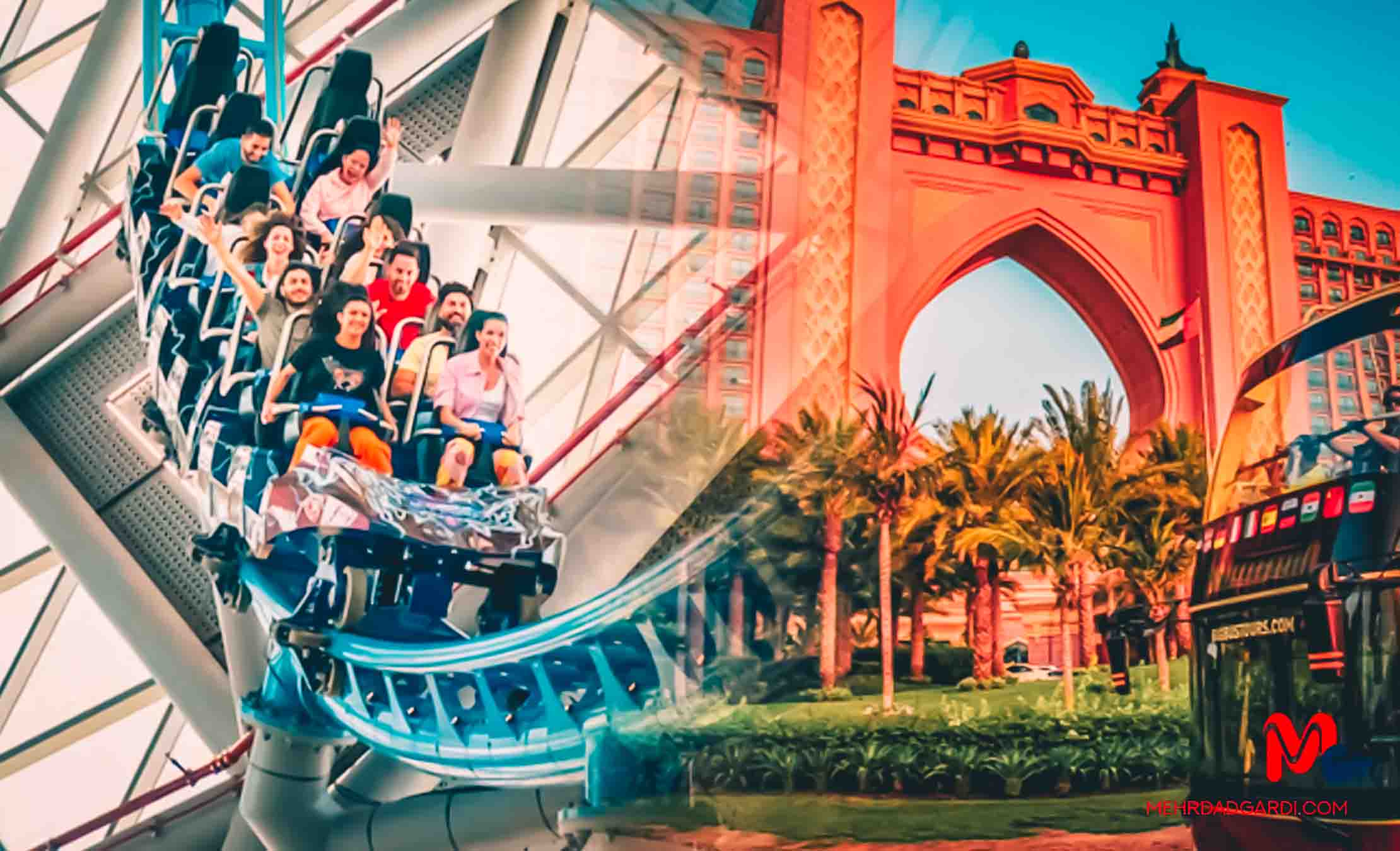 ترن هوایی طوفان دبی | the storm roller coaster